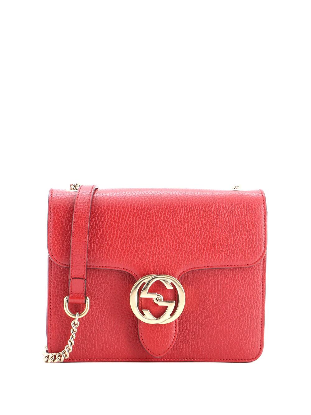 Gucci Interlocking Shoulder Bag Leather #347531G88B